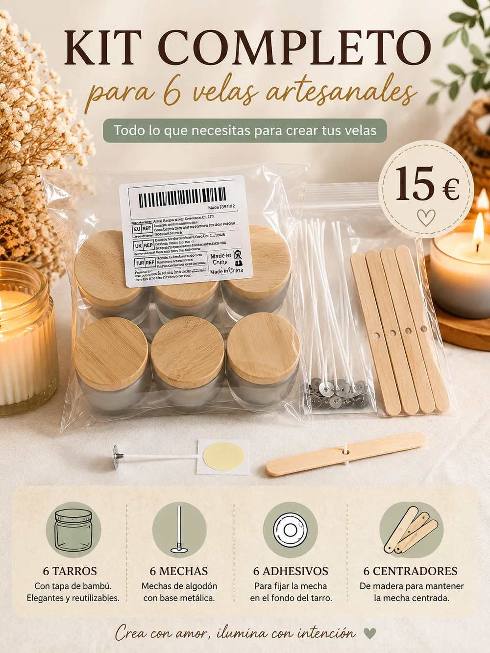 Kits y regalos personalizados de Armonía Canarias